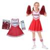 Lala Cheerleader Kleider Set Mit Blumen Socken Damen Fußball Baby Kostüm Tanzkleidung