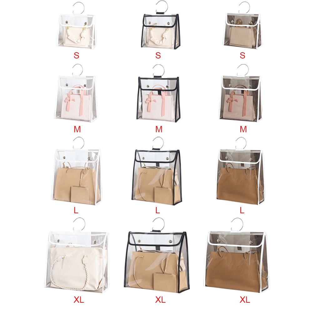 Cheap PVC Transparent Handbag Dust Bag Lady Bags Wardrobe Finishing