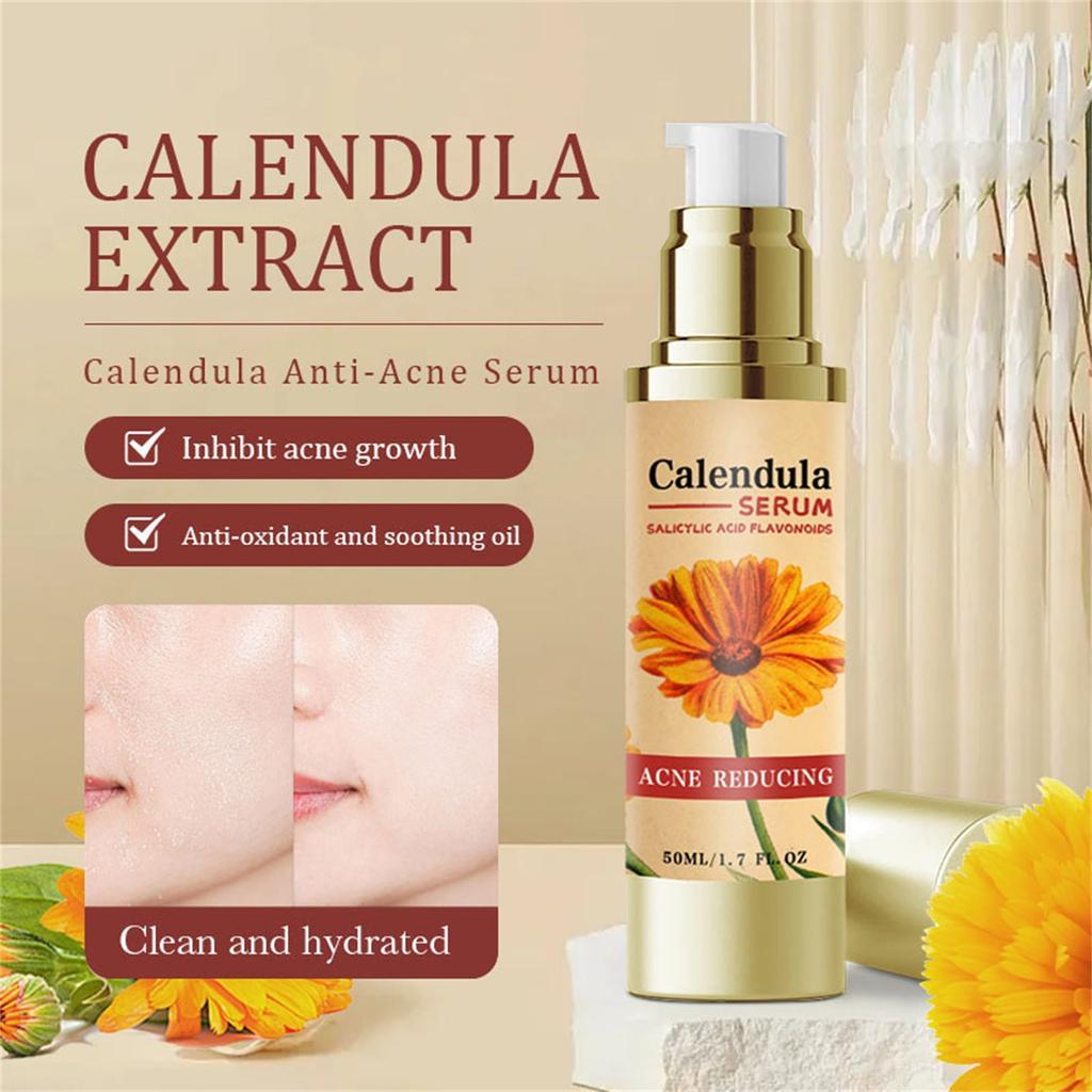 Calendula Serum Moisturizing And Nourishing Gently Repairs The Skin To Fade And Refine The Serum 50ml