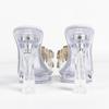 Damen Sexy Strass-Stiletto-Slipper Kristall-Transparente Plateau-Absätze Sommer-Bankett-Party Damen-Schuhwerk LFD-198711-Q3