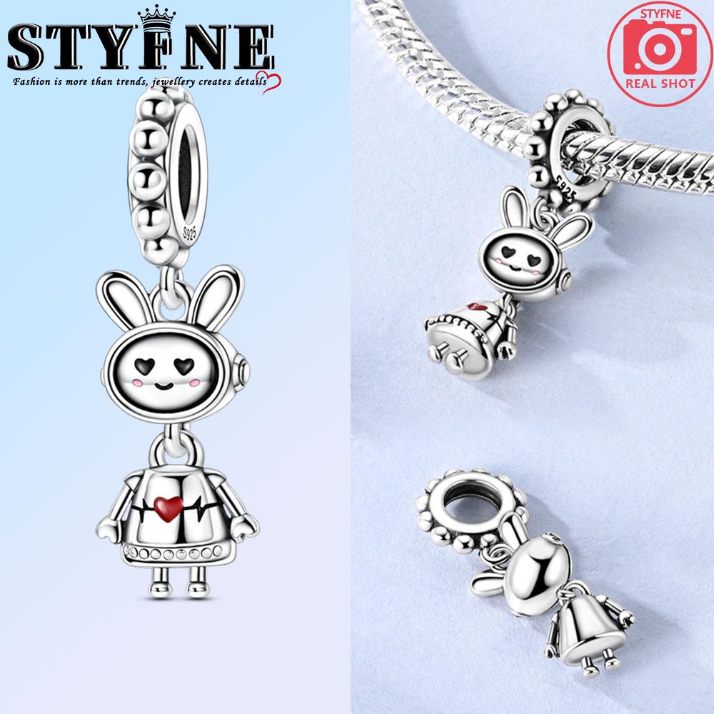 Copper Robots That Can Change Their Faces Charms Hearts Poker Cards Beads Pendant Fit Original Bracelet Diy Jewelry