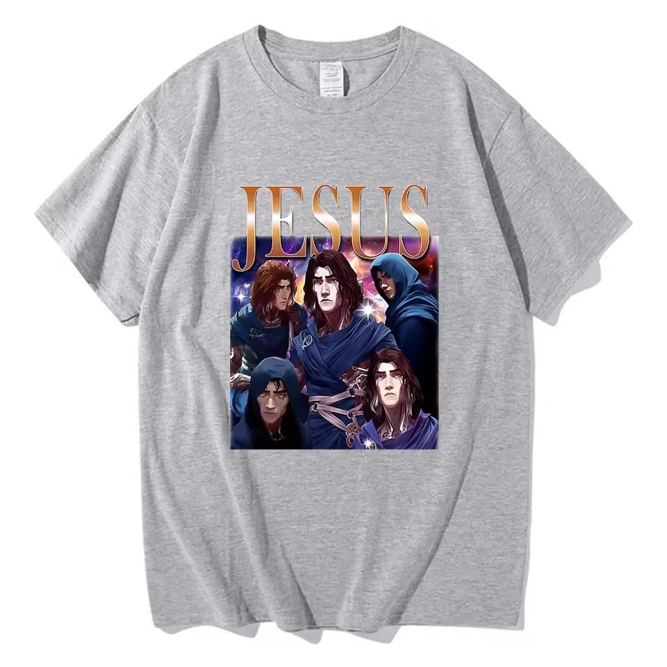 Arcane T shirt Caitlyn Kiramman T-shirts O-Neck Unisex Fashion Fans Short Sleeve Shirts Gift Vintage Streetwear Tops