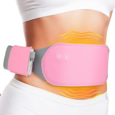 Podgrzewana podkładka na bóle menstruacyjne USB Powerbank Masaż talii Ciepły pas na macicę 6 wibracji 3 stałe temperatury Ogrzewacz brzucha