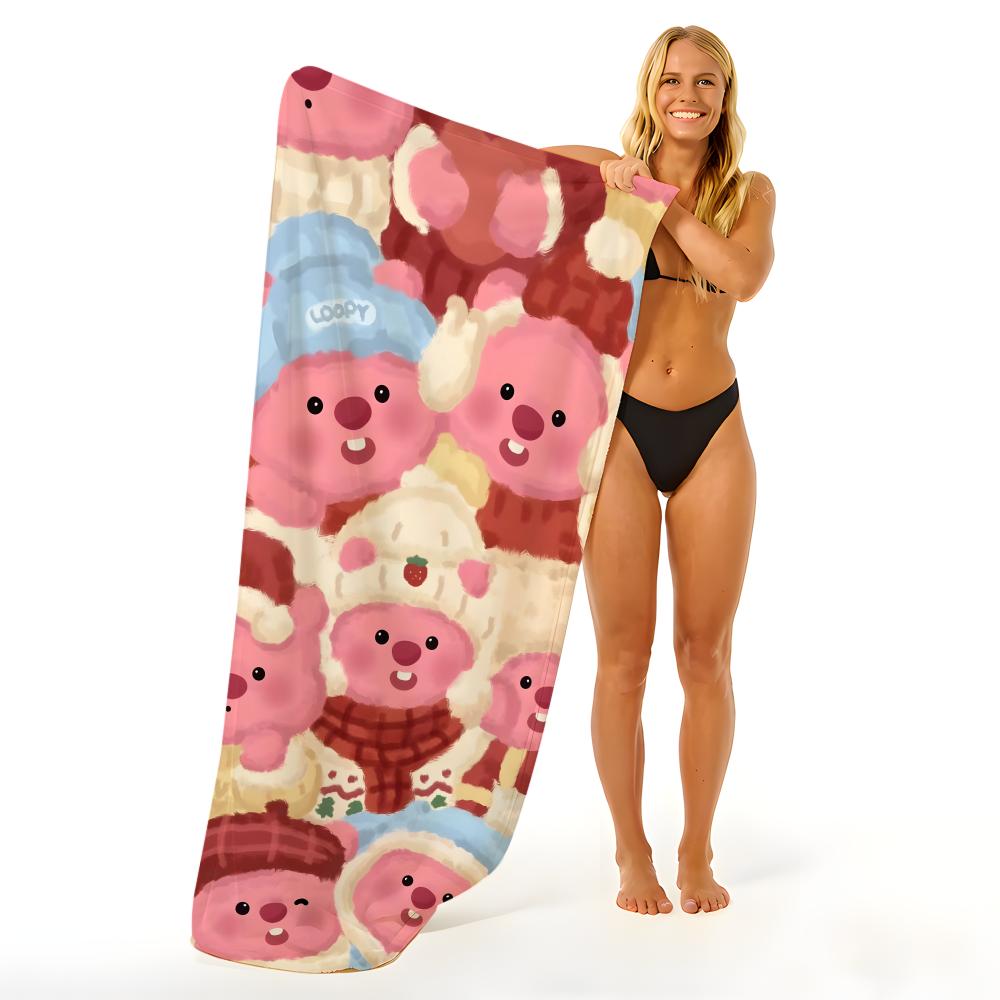 Character l-loopy Towel Beach Blanket Towel  For Travel Gym Shower Luxury Lightweight Camping Pool hot