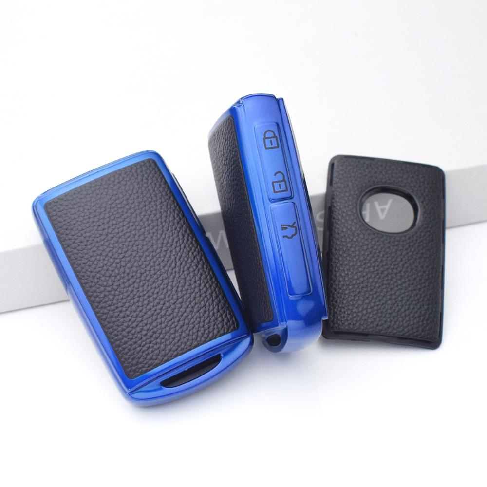 3 Buttons For Mazda CX4 CX5 CX-5 CX8 CX-30 CX30 3 Alexa TPU Leather Car Remote Key Cover Case Shell Fob Holder Accessories