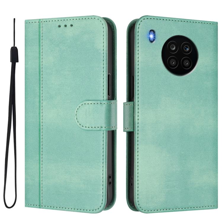 Linien-Spleißschnalle Retro Leder Handyhülle