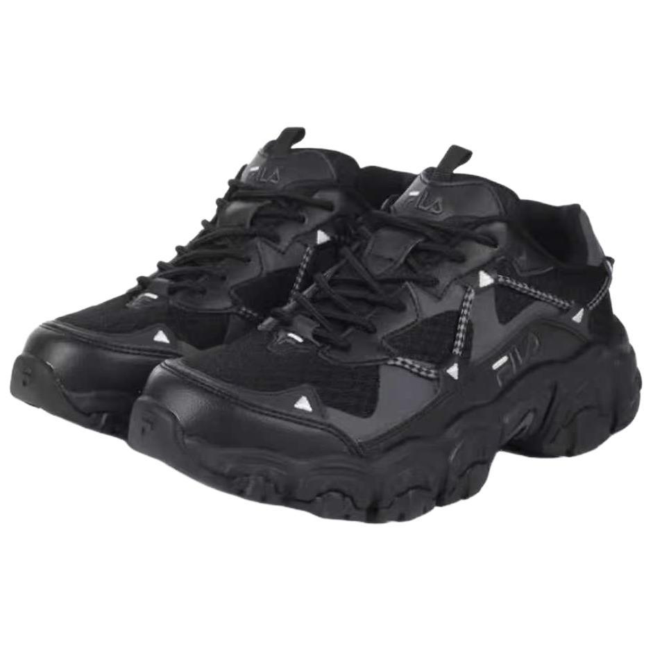 Fila Fluid Comfortable Soft Low-Top Lifestyle Sneakers Unisex Sneakers Black 1JM02570G-001