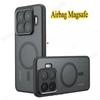 For Xiaomi 17T Pro Magsafe Magnetic Acrylic Matte Case For Xiaomi Mi 17T Pro Shockproof Transparent Phone Cover Hard Bumper