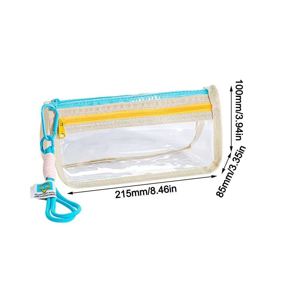 Detachable Large Capacity Pencil Case Beauty Bag Cosmetic Storage Bag Student Supplies