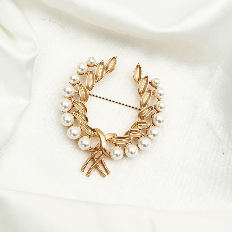 

Ретро Брошь с барочным жемчугом в виде колоска пшеницы Простая булавка-ангел для костюма Броши Аксессуары для вечеринки