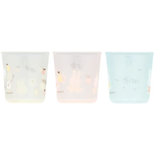 Skater Baby Cup 60ml Small Cup for 4 Months and Up Children 3P Antibacterial Miffy Gargle Toothbrushing Practice Cup BCUP1AG-A