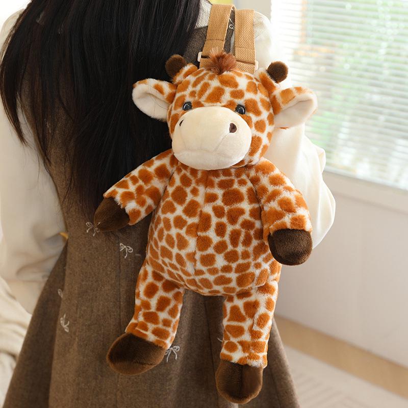 Large Capacity Cute Plush Bear Backpack - Versatile Japanese Korean Style