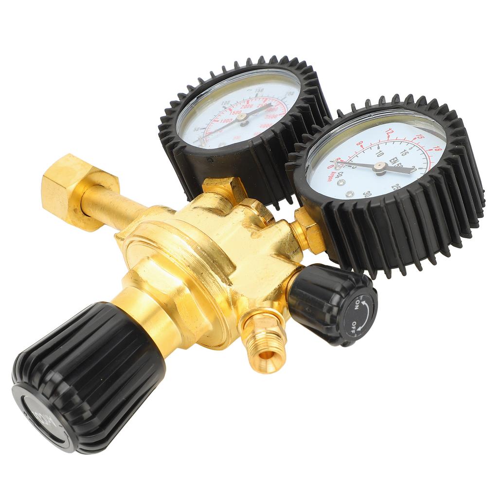 Oxygen Regulator with Pressure Gauge Pure Copper Regulating Valve for Industrial Gas Supply System 0‑25MPa