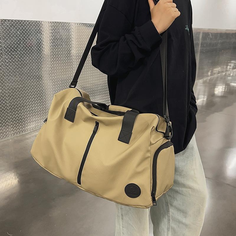 Men and Women's Lightweight Gym Bag Casual Sports Design Handheld Travel Bag Dry Wet Separation Can Be Used To Pull Rod Fitness Bag