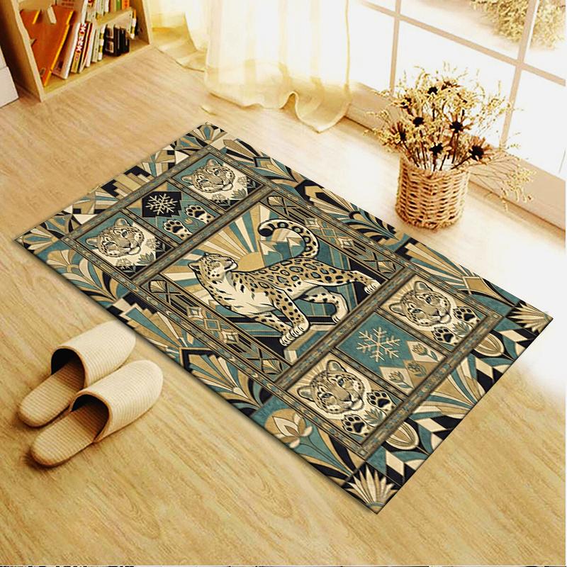 2025 New Snow Leopard Animal Carpet Rug for Living Room Bedroom Home Sofa Decoration,Kids Play Non-slip Floor Mat123