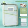 Organizzatore Documenti Leggero Busta con Zip in Rete Borsa per Documenti Formato A4 Letter 3 Scomparti Trasparente