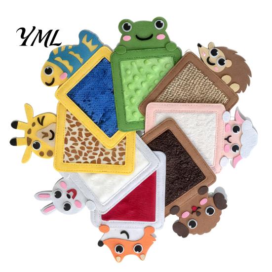 Infant Tactile Stimulation Toy 1/8Pcs Kids Animal Theme Sensory Mat, Wall Panel Textured Tile, Baby Touch And Feel Activity Mat for Preschool Playroom