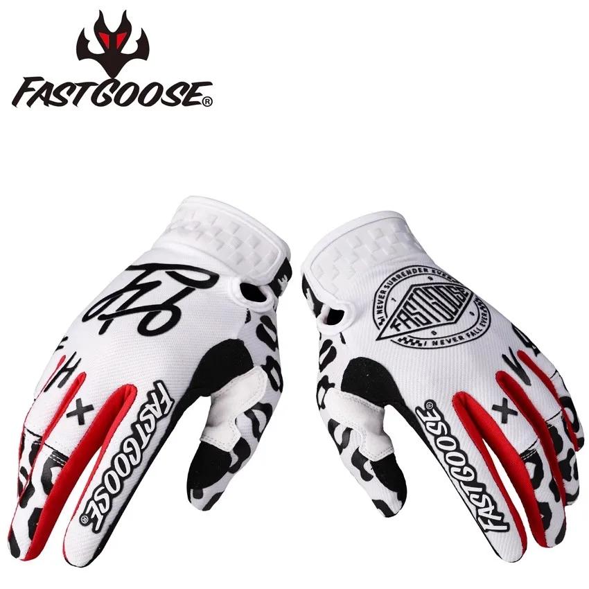 Fastgoose Anti-Slip Motorcycle Gloves Touchscreen Equipment Accessories Breathable Motocross Racing MTB Bicycle Cycling Glove M