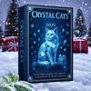 2D Acrylic Cat Collectible Figurine Christmas Countdown 24 Days Xmas Holiday Countdown Cat Advent Calendar Xmas Gifts