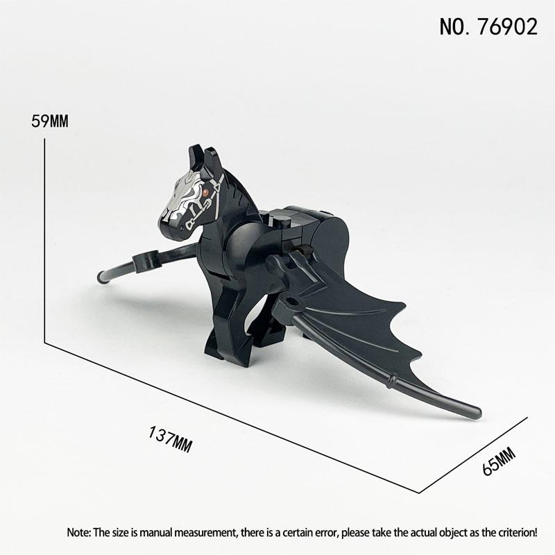 Magic Cartoon Movie Animal Thestral Mammoth ELK Buckbeak Tiger Model Figure Building Blocks Enlighten Bricks Toys For Children