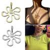 Flower Charm Pendants Abstract Flower Charm Dangle Jewelry Making Accessories