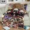 Tokyo Ghoul Print Flannel Blanket  Warm  Comfortable for Travel, Bedrooms, Chairs, Sofas, Beds, Picnics-kwq200