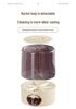 Rotating Grain Storage Box: Insect- and Moisture-Proof Sealed Rice Container with Dividers.