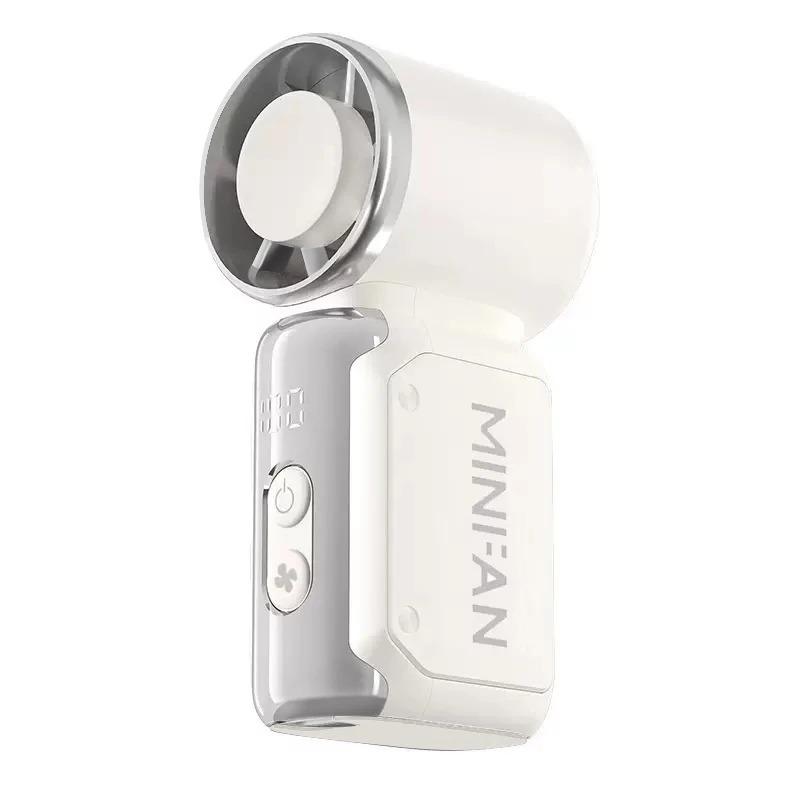 Handheld Small Fan, Portable Mini Bladeless Electric Fan, USB Charging Pocket Portable Fan, Suitable for Outdoor and Travel Use