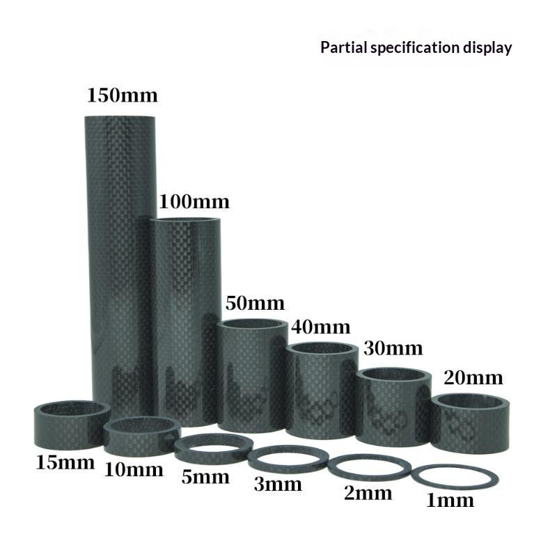 1Pc Bicycle Carbon Fiber Washer 1-1/8" Stem Washer Spacer 28.6Mm Mountain Bike Front Fork 1-150Mm Road Bike Accessories