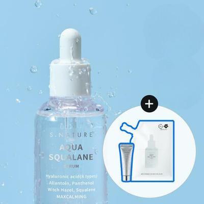 Siero Aqua Squalane 50 ml (+Ricarica da 50 ml + Crema idratante da 10 ml)