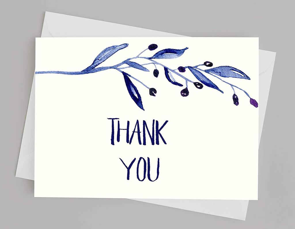 Darling Souvenir Wedding Thank You Card Greeting Cards With White Envelopes - 36