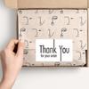 50pcs/pack White Thank You Cards Thank You Notes for Wedding Shower, Wedding, Small Business, Graduation, Bridal Shower