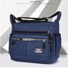 Pánská taška přes rameno Oxford látková Casual Travel Crossbody taška Velkokapacitní Malá čtvercová taška středního věku Taška na nářadí