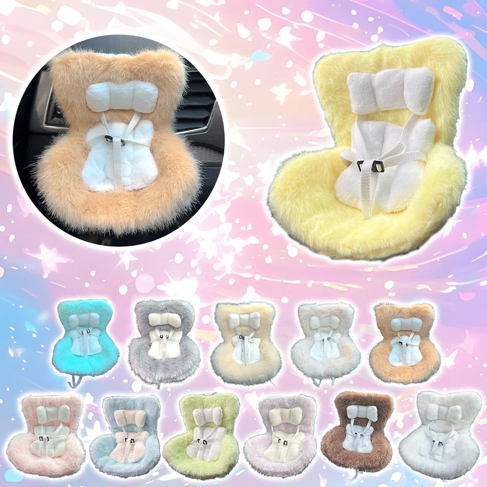 Car Doll Safety Seat For 17cm Cartoon Chair Model For Doll Styling Car Decoration Car Interior I6C2