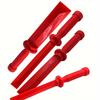 Red Plastic Pry Bar Sold Individually. Car Interior Door Panel Removal Pry Lever. Sheet Metal Dent Assist Tool. Tire Puncture Repair Scraper. Balance