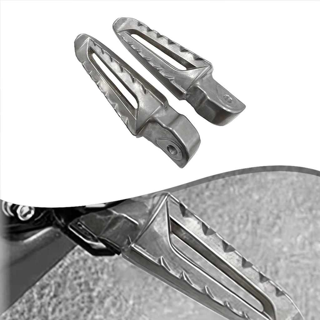 1 Pair Motorcycle Foot Pedals Aluminum Alloy Folding Foot Pedals Footrests Foot Pegs For VARIO160 For CLICK150/160 Parts