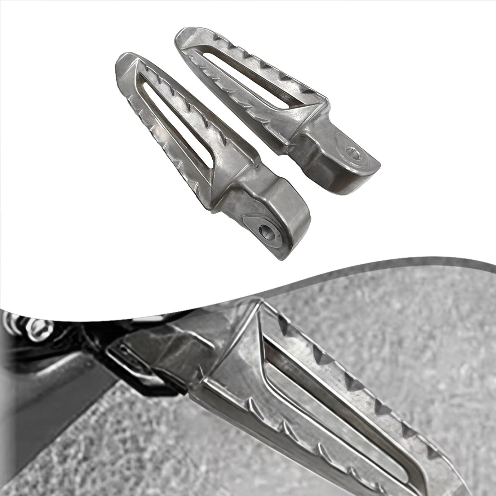 

1 Pair Motorcycle Foot Pedals Aluminum Alloy Folding Foot Pedals Footrests Foot Pegs For VARIO160 For CLICK150/160 Parts срібний