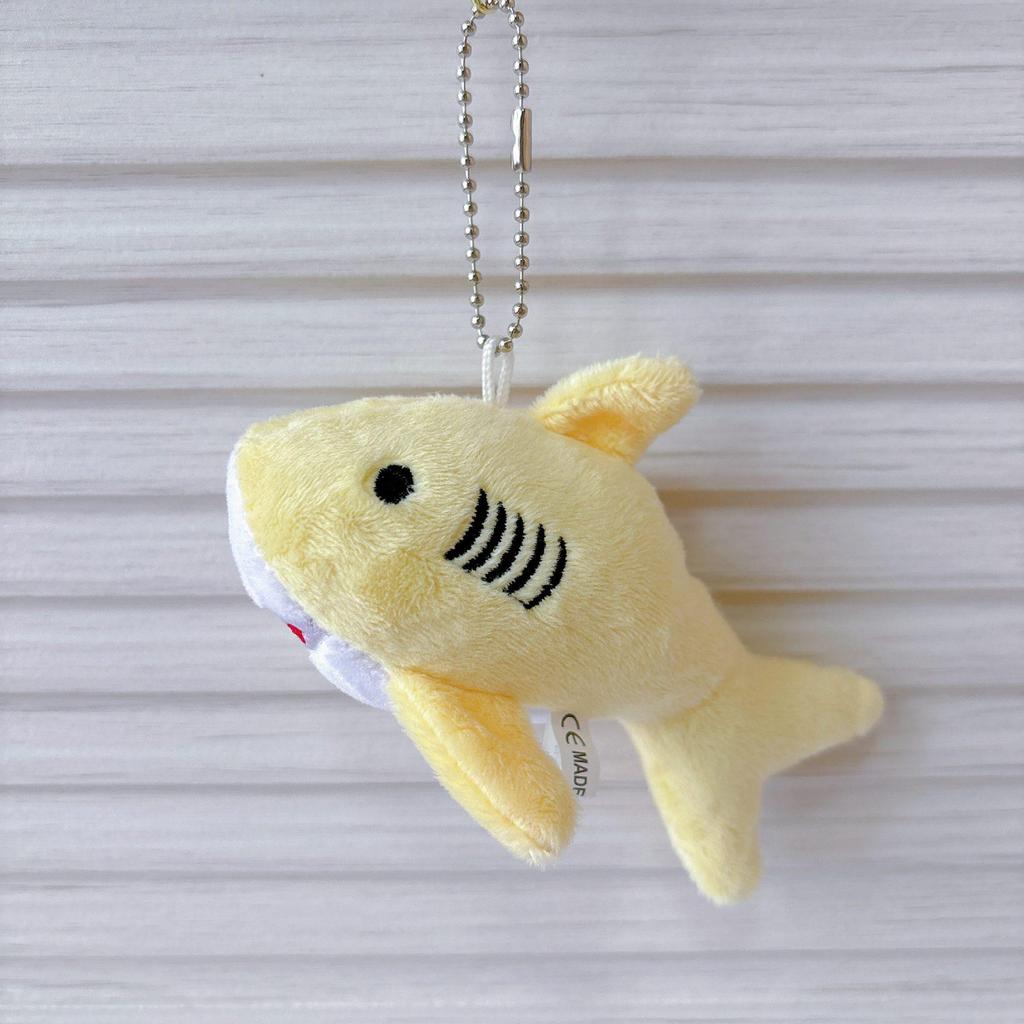 Cute Shark Plush Whale Keychain Toy - Marine Life Bag Charm Doll