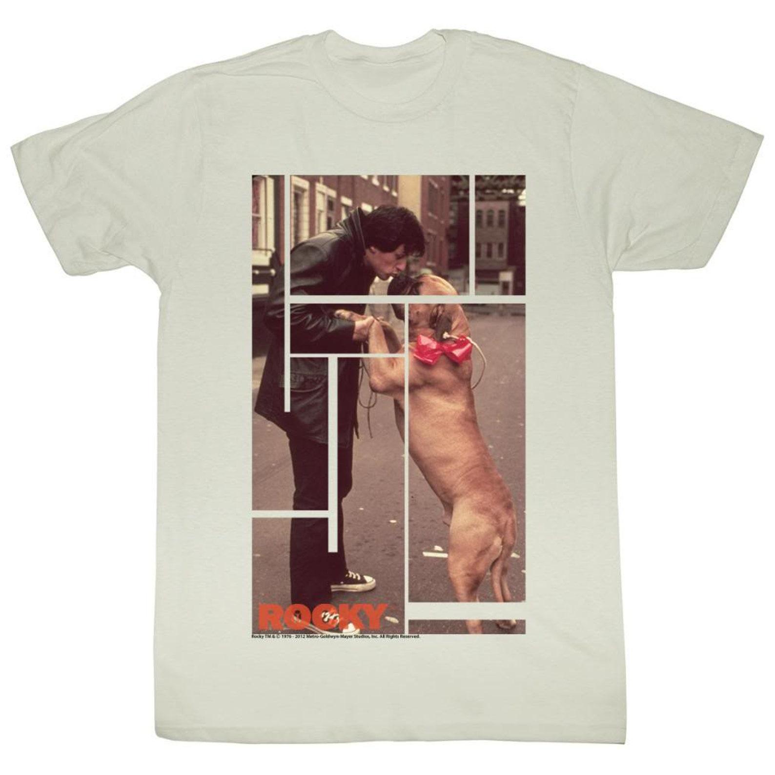 Rocky Rocky and Doggy Natural T-Shirt L