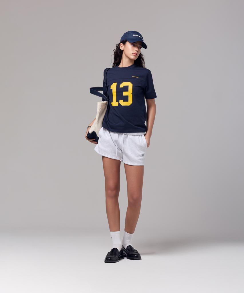 Ausdoeoboiseu (W)Ov Logo Sweatshorts (Light Heather Gray)