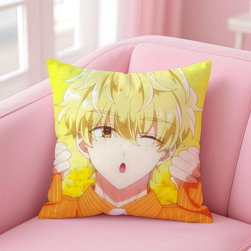Tamon-Kun Ima Dotchi! Cushion Cover Comfortable Reversible Pillow Cover Ideal For Car Sofa Bedroom & Beyond