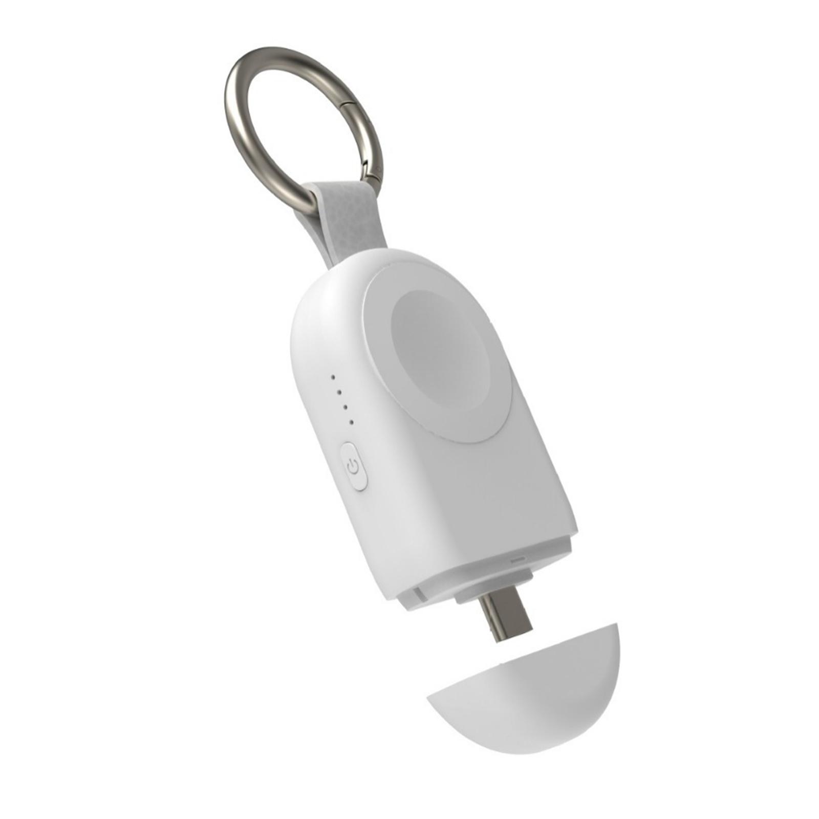 

Портативное беспроводное зарядное устройство для смарт-часов серий 9/8/7/6/5/4/3/2. Универсальное магнитное удобное решение для зарядки. белый