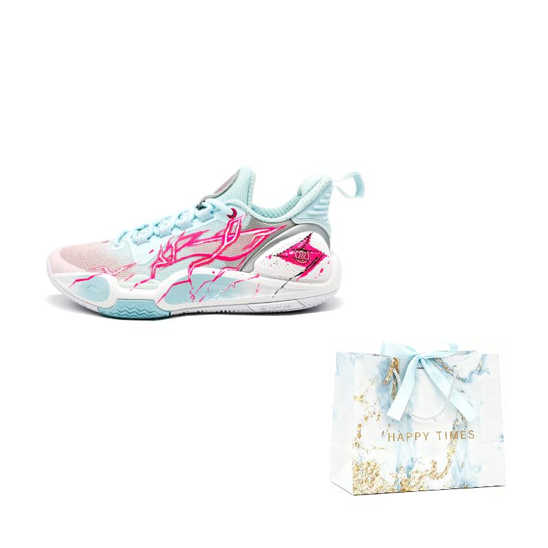 

Li Ning Speed 9 Sakura Speed Electric Glow, Амортизация, Отскок, Нескользящая подошва, Низкие Баскетбольные кроссовки ABPT001-6() 39