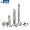 GUWANJI 304 Stainless Steel Phillips Flat Head Self-Tapping Screws