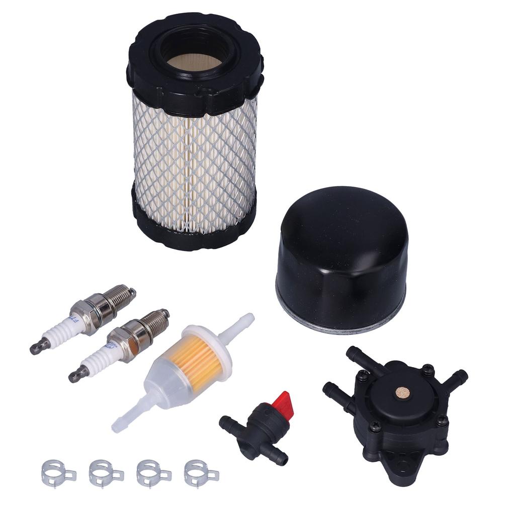 Lawn Mower Air Filter with Fuel Pump Oil Filter Fuel Filter Pre Filter for John Deere D100 D105