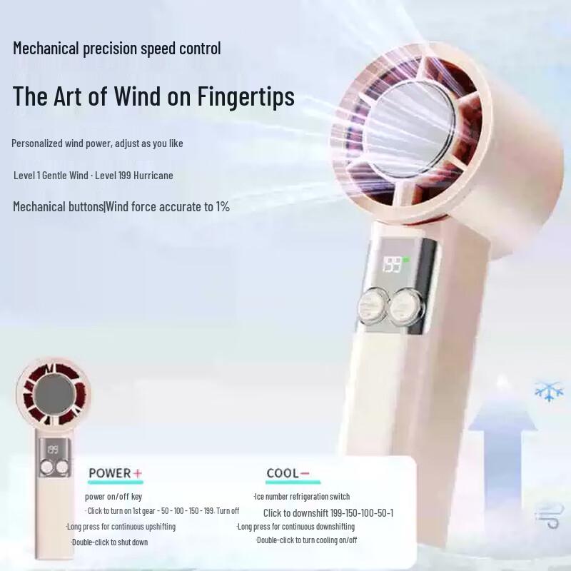 Portable Handheld Semiconductor Cooling Fan