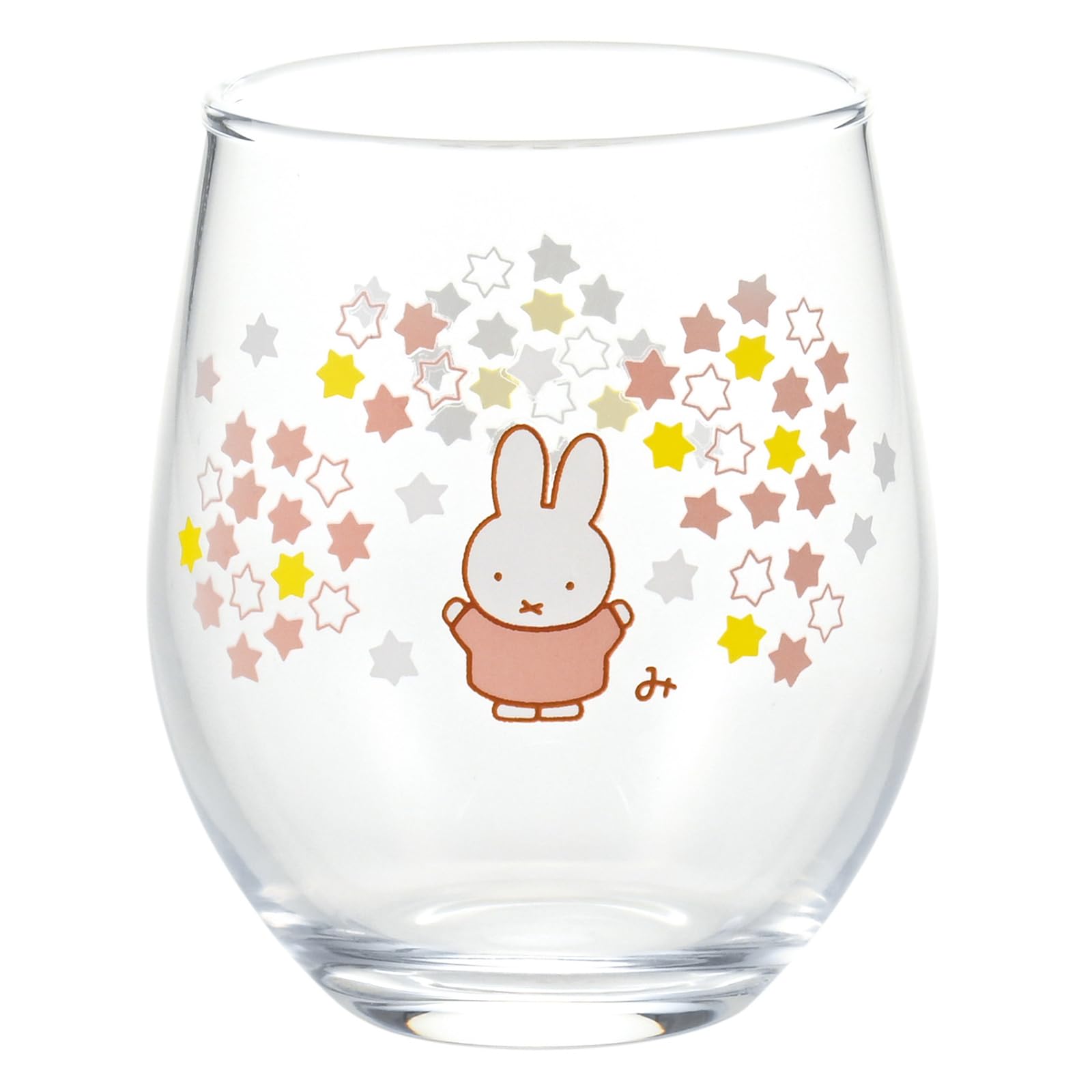 

Dick Bruna Glass Cooling Below Gentle Star Made in Product Number 418109 Miffy Tumbler, Approx. 260ml, Glass, Color-Changing 17°C, Design, Japan,