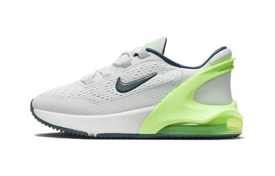 Air Max 270 Cushioning Low Top Kids' Running Shoes White Green Children Aged 3 7 Years Old DV1969-006