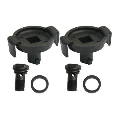 Set of 2 Transmission Oil Level Drain Plugs with Gaskets For Hyundai Santa Fe 2009-2023