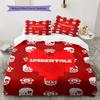 Deltarune Shadow Oath Bedding Quilt Set Quilt Cover Pillowcase Home Decoration Birthday Gift (1 * Duvet Cover + 2 * Pillowcase, Without Core)